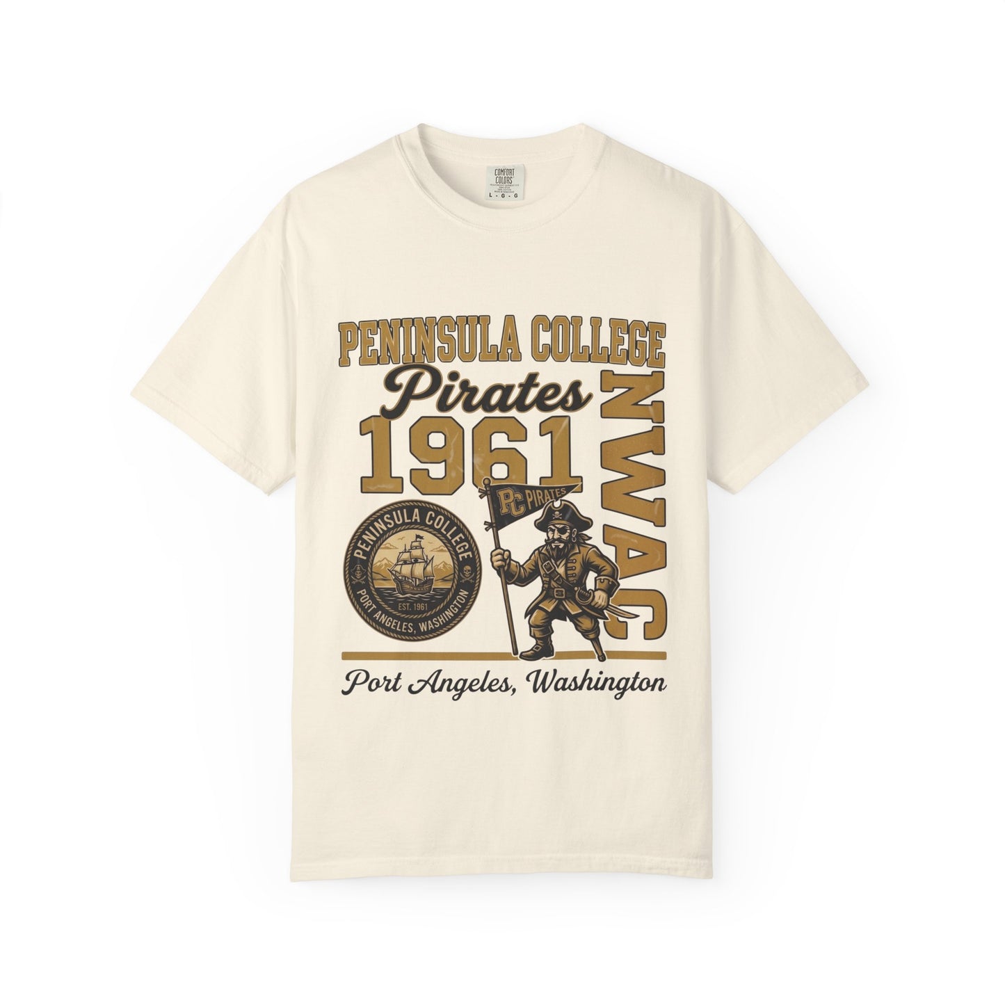 Peninsula College Pirates Graphic T-Shirt