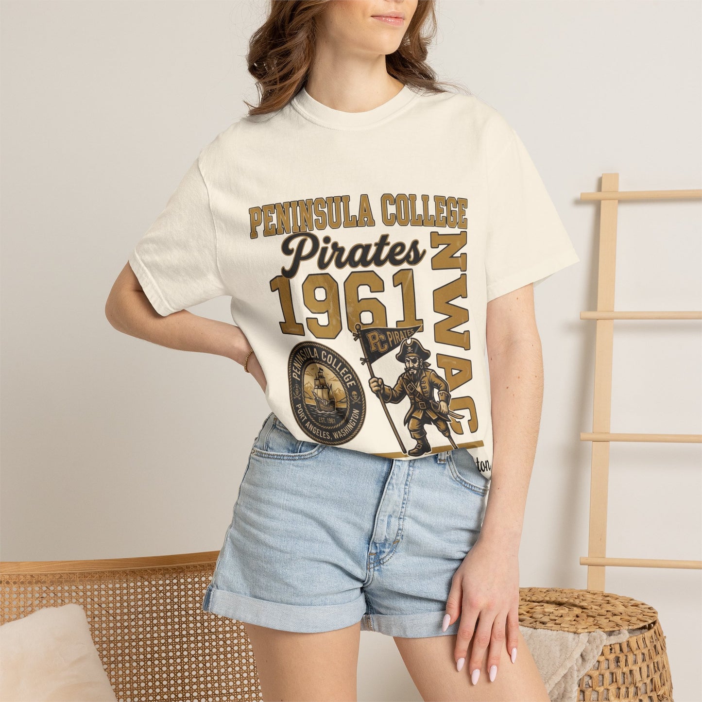 Peninsula College Pirates Graphic T-Shirt
