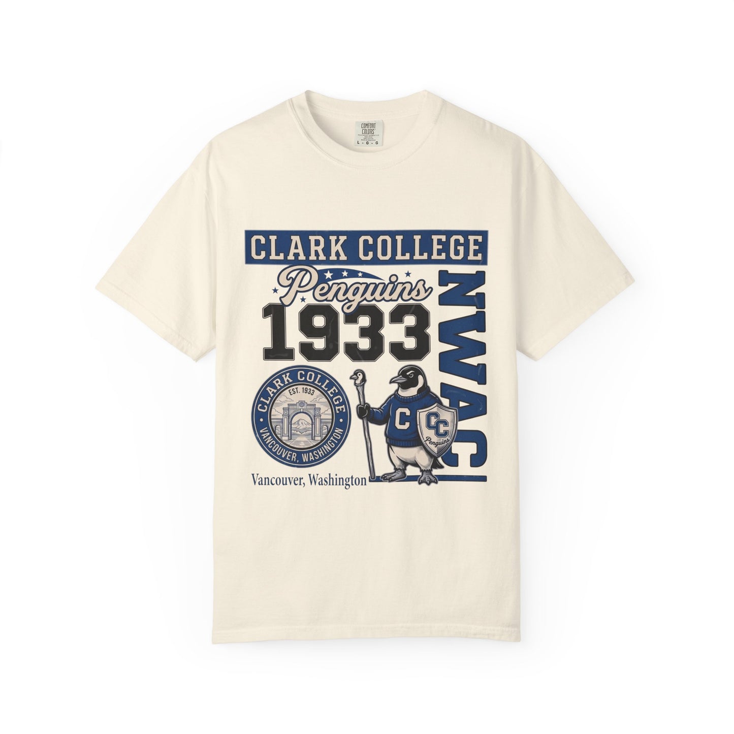 Clark College Penguins Graphic T-Shirt