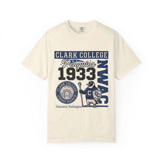Clark College Penguins Graphic T-Shirt