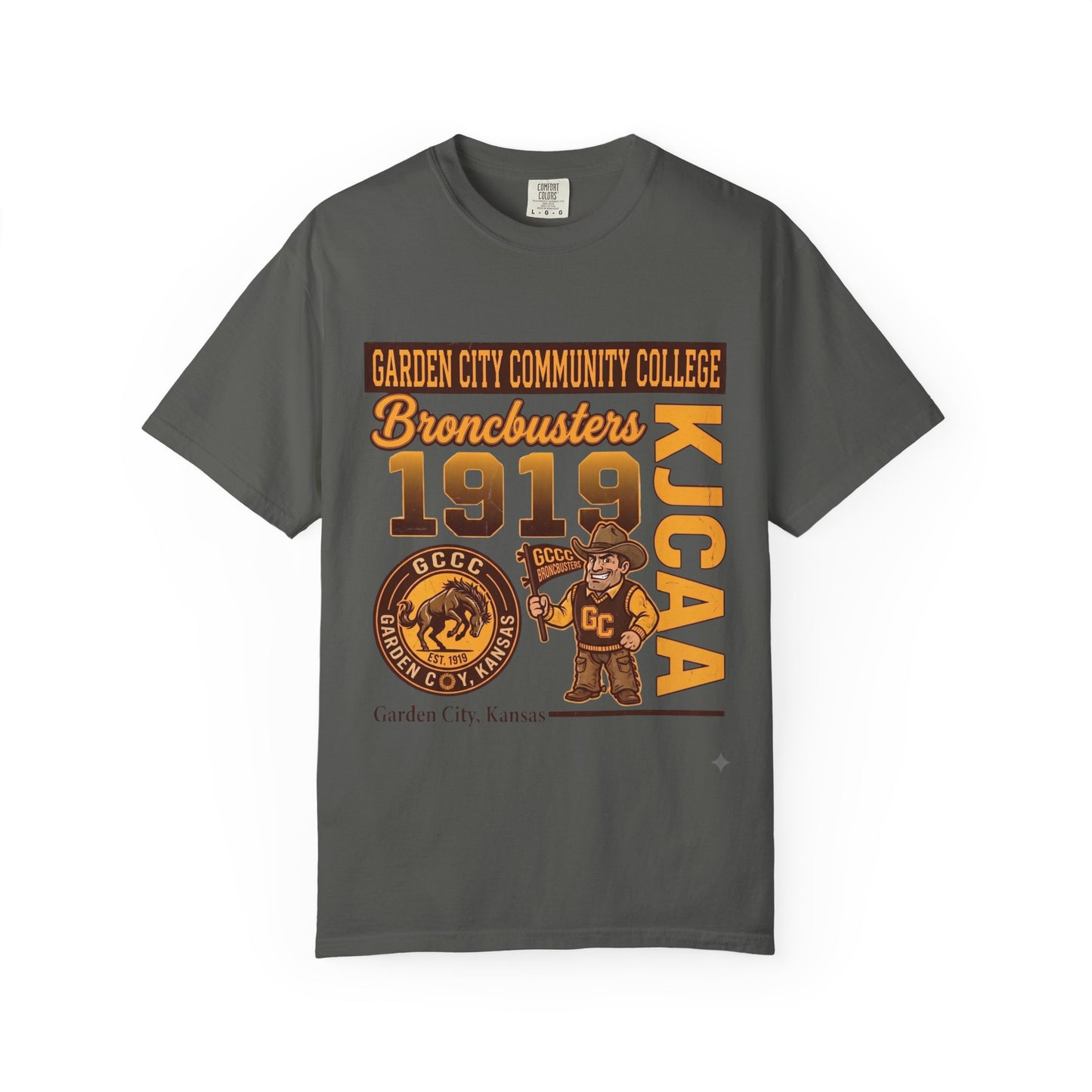Garden City Community College Broncbuster 1919 T-Shirt