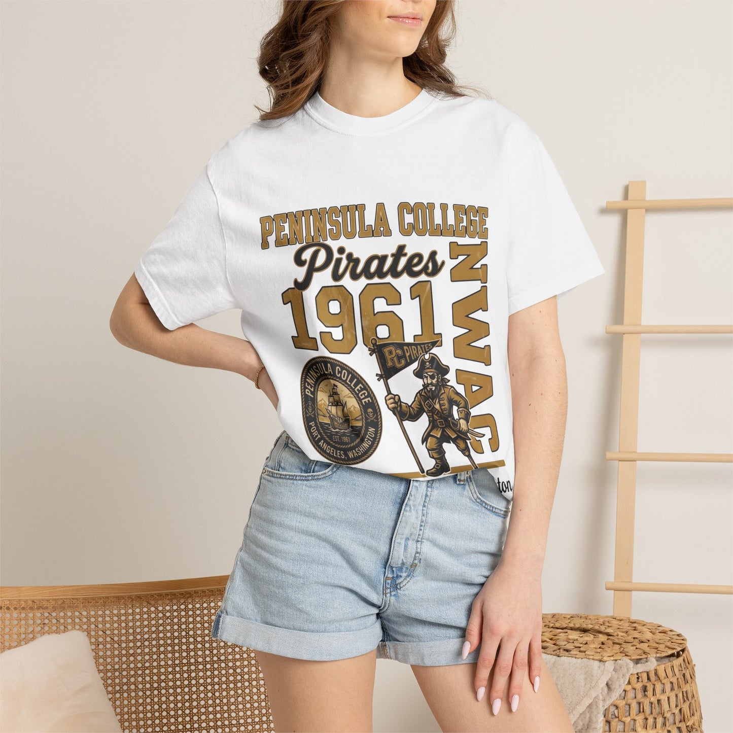 Peninsula College Pirates Graphic T-Shirt