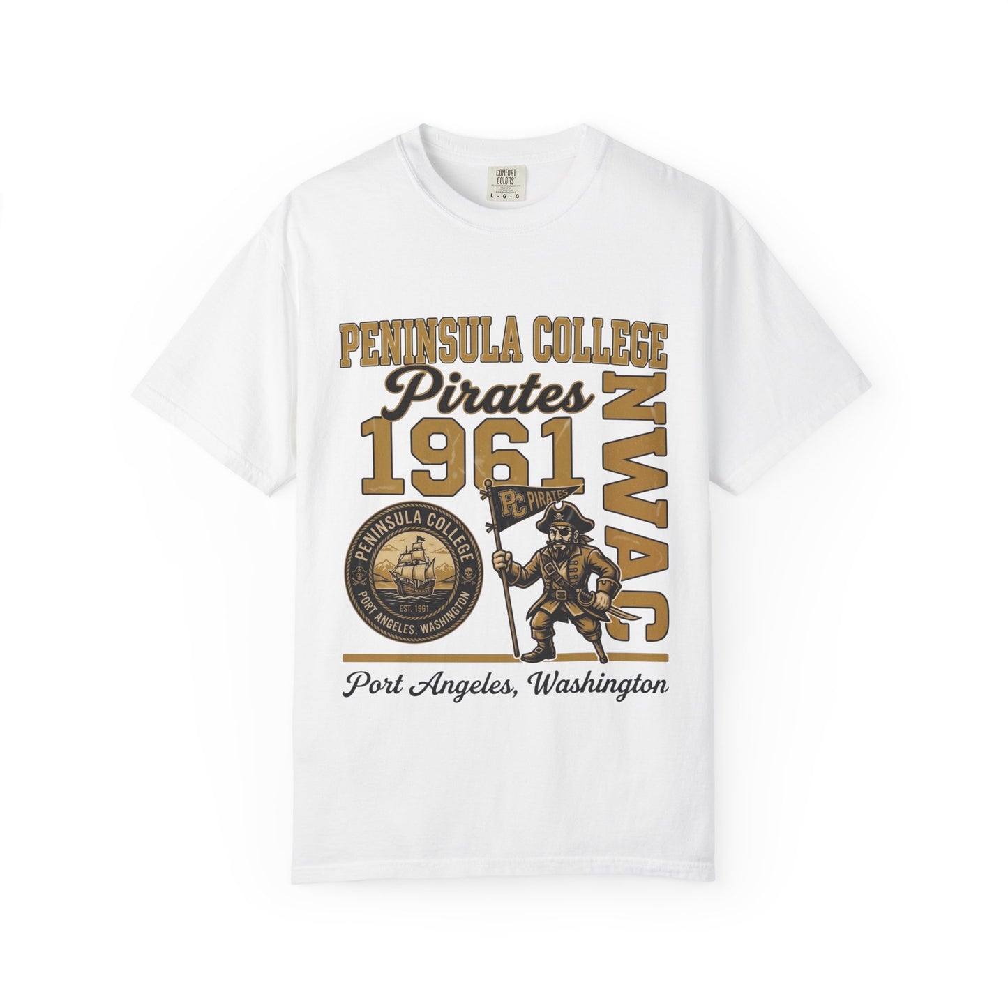 Peninsula College Pirates Graphic T-Shirt