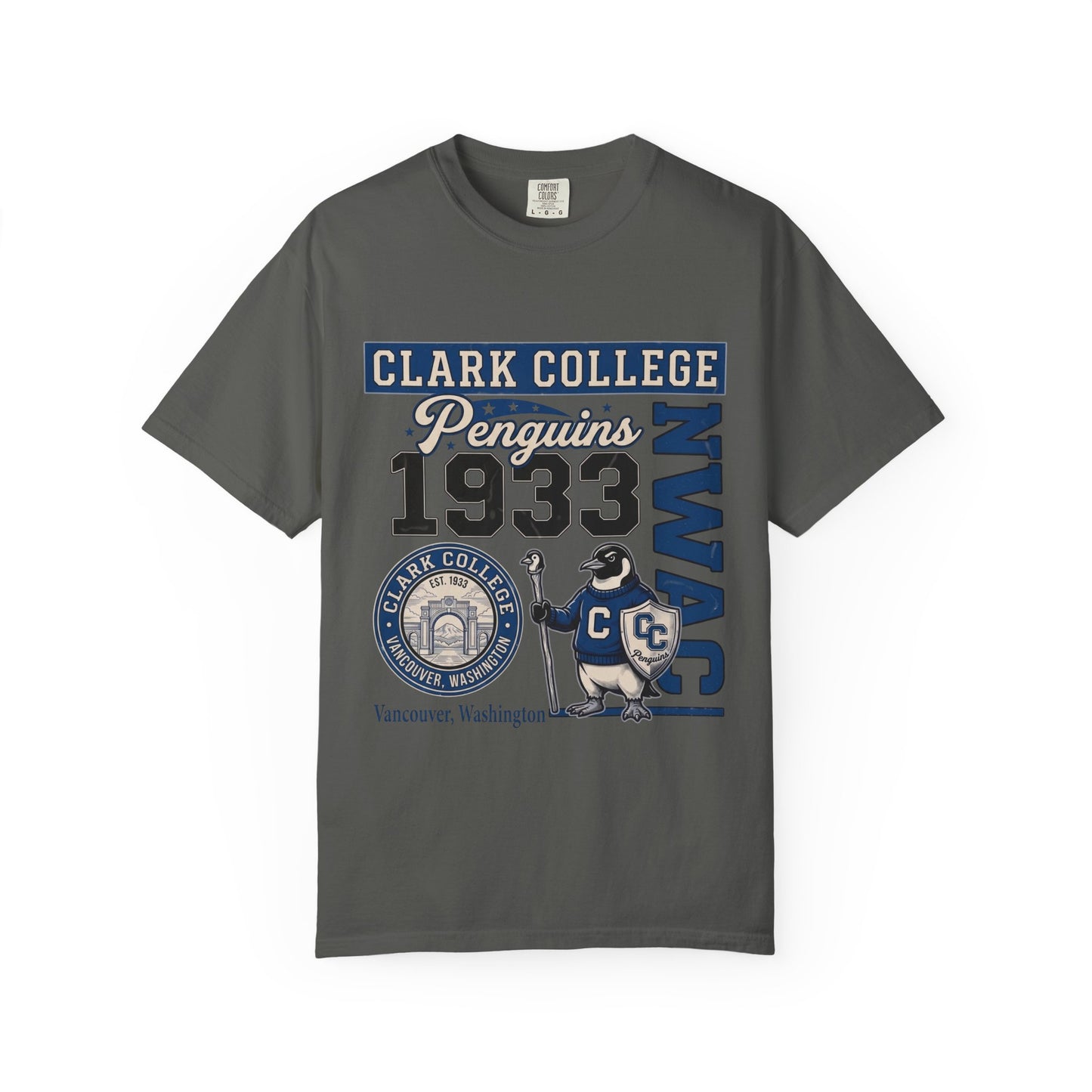 Clark College Penguins Graphic T-Shirt